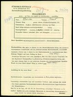 Applicant: Stricker, Ernst; born 18.7.1900 in Mödling (Austria); single.