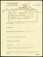 Applicant: Beim, Nusim; born 29.5.1880 in Jasło (Poland); married.