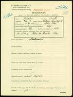 Applicant: Böcker, Berta; born 20.8.1902 in Halicz (Poland); single.