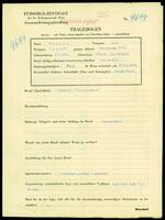 Applicant: Ringel, Isak; born 1.1.1869 in Bircza, Bez. Doromil; married.