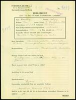 Applicant: Weissberg, Maurycy; born 26.2.1910 in Stanislau (Ukraine); married.