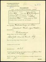 Applicant: Gems F Berger, Arnold; born 19.2.1891 in Lʹviv (Ukraine); married.
