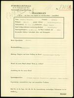 Applicant: Wellisch, Hermann; born 19.6.1880 in Moson (Hungary); married.