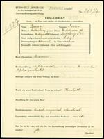 Applicant: Breuer, Irene; born 15.8.1912 in Topol̕čany (Slovakia); single.