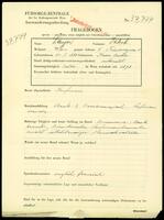 Applicant: Langer, Jakob; born 22.1.1888 in Rawa Ruska (Ukraine); married.