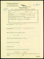 Applicant: Schick, Paul; born 8.11.1883 in Pardubitz, C S R; married.