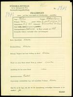 Applicant: Kohn, Abraham; born 21.2.1868 in Chorostkow, Galizien; widowed.