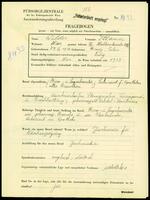 Applicant: Wilder, Ithamer; born 29.7.1872 in Brody (Lʹvivsʹka oblastʹ, Ukraine); single.