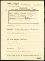 Applicant: Schön, Martha; born 22.4.1922 in Mattersburg (Austria); single.