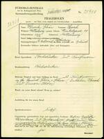 Applicant: Schou, Heinrich; born 17.10.[no year] in Mattersburg (Austria); married.