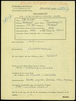 Applicant: Jelinek, Otto; born 14.4.1906 in Stockerau (Austria); single.