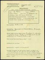 Applicant: Hirm, Jakob; born 6.6.1904 in Kolomea (Ukraine); married.