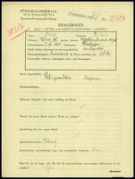 Applicant: Drock, Kalman; born 7.3.1875 in Cholojow (Ukraine); married.