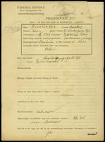 Applicant: Buchführer, Chaskel; born 1.9.1904 in Bochnia (Poland); married only ritually.