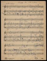 Elegia for oboe and piano (manuscript).