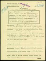 Applicant: Winter, Moses; born 24.12.1880 in Wierzbica (Poland); married.
