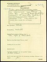 Applicant: Sonnenreich, David; born 7.10.1896 in Athens (Greece); married.