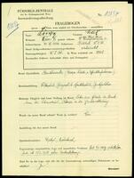 Applicant: Löwy, Max; born 19.12.1894 in Třebíč (Czech Republic); married.