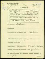 Applicant: Löbl, Jakob; born 14.6.1878 in Lackenbach (Austria); married.