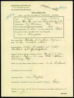 Applicant: Bauer, Valerie; born 23.6.1899 in Vienna (Austria); single.