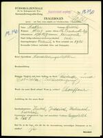 Applicant: Haller, Heinrich; born 15.12.1897 in Chernivt︠s︡i (Ukraine); married.