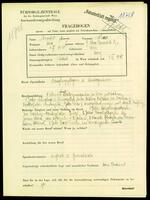 Applicant: Fischl, Marie; born 1.6.1915 in Vienna (Austria); single.