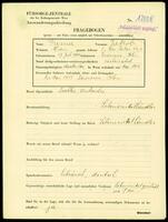 Applicant: Kisner, Jakob; born 27.7.1904 in Zawiercie (Poland); married.