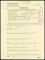 Applicant: Gutmann, Hugo; born 4.1.1890 in Jamnitz (Czech Republic); single.
