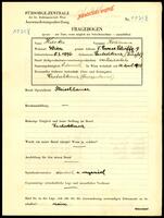Applicant: Hacker, Kolomana; born 8.3.1896 in Deutschkreutz (Austria); married.