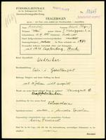 Applicant: Bradsky, Karl Chaim; born 15.8.1895 in Chișinău (Moldova); widowed.