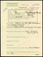 Applicant: Kohn, Arthur; born 22.6.1891 in Steyr (Austria); married.