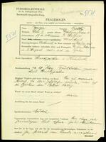 Applicant: Berger, Betty; born 19.10.1886 in Pr., Stargard; widowed.
