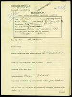 Applicant: Heller, Josef Benjamin; born 9.8.1892 in Tarnóv; married.