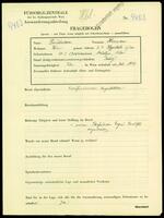 Applicant: Freüdmann, Hermann; born 10.1.1904 in Deli︠a︡tyn (Ukraine); single.