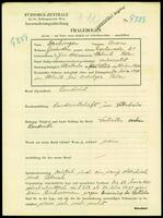Applicant: Dachinger, Aron; born 3.6.1902 in Stebuik,Poland; married.