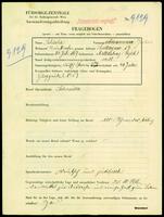 Applicant: Schischa, Julius; born 24.7.1867 in Mattersburg (Austria); widowed.