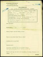 Applicant: Posamentier, Adolf Otto; born 3.7.1920 in Judenburg (Austria); single.
