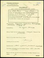 Applicant: Glaser, Max; born 10.10.1910 in Wiener Neustadt (Austria); single.