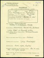 Applicant: Geist, Hans; born 1.6.1914 in Wiener Neustadt (Austria); single.