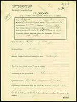 Applicant: Koppel, Emanuel; born 8.3.1881 in Wiesen (Austria); married.