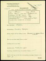 Applicant: Steiner, Herta; born 12.2.1916 in Vienna (Austria); single.