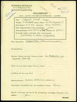 Applicant: Koppel, Ernst; born 12.1.1909 in Waner, Neustadt; single.