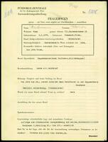 Applicant: Buchmann, Salomon; born 5.1.1876 in Tomaszov (Poland); married.