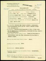 Applicant: Saphier, Geza; born 4.3.1902 in Budapest (Hungary); married.