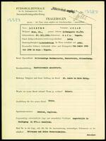 Applicant: Lichter, Jolan; born 27.12.1903 in Baja (Hungary); single.