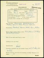 Applicant: Haas, Ignatz; born 13.11.1894 in Marijampolė (Lithuania); married.