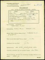 Applicant: Nadel, Naftali; born 2.1.1919 in Rzeszów (Poland); single.