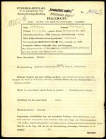 Applicant: Kerzner, Feiwel; born 9.1.1899 in Bohorodczany (Ukraine); married.