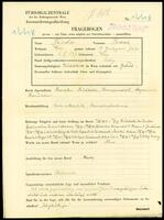 Applicant: Fischer, Franz; born 4.3.1897 in Vienna (Austria); single.