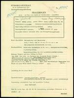 Applicant: Fekete, Adorjan; born 5.12.1893 in Dicsöszentmarton (Romania); single.